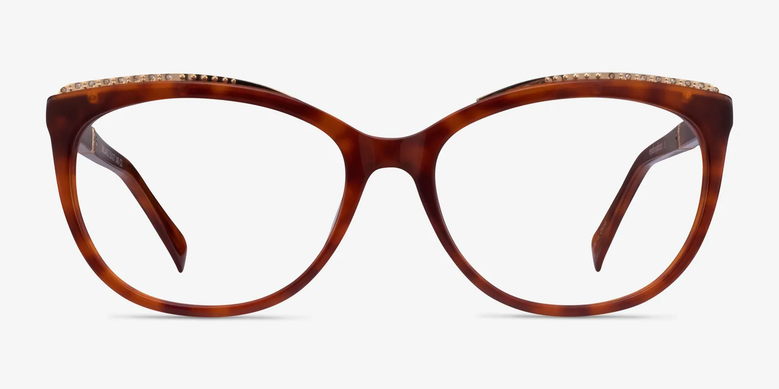 Hoda in Amber Tortoise, front view