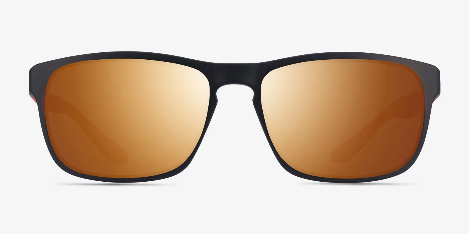 Taba in Black & Orange / Gold Mirror, front view