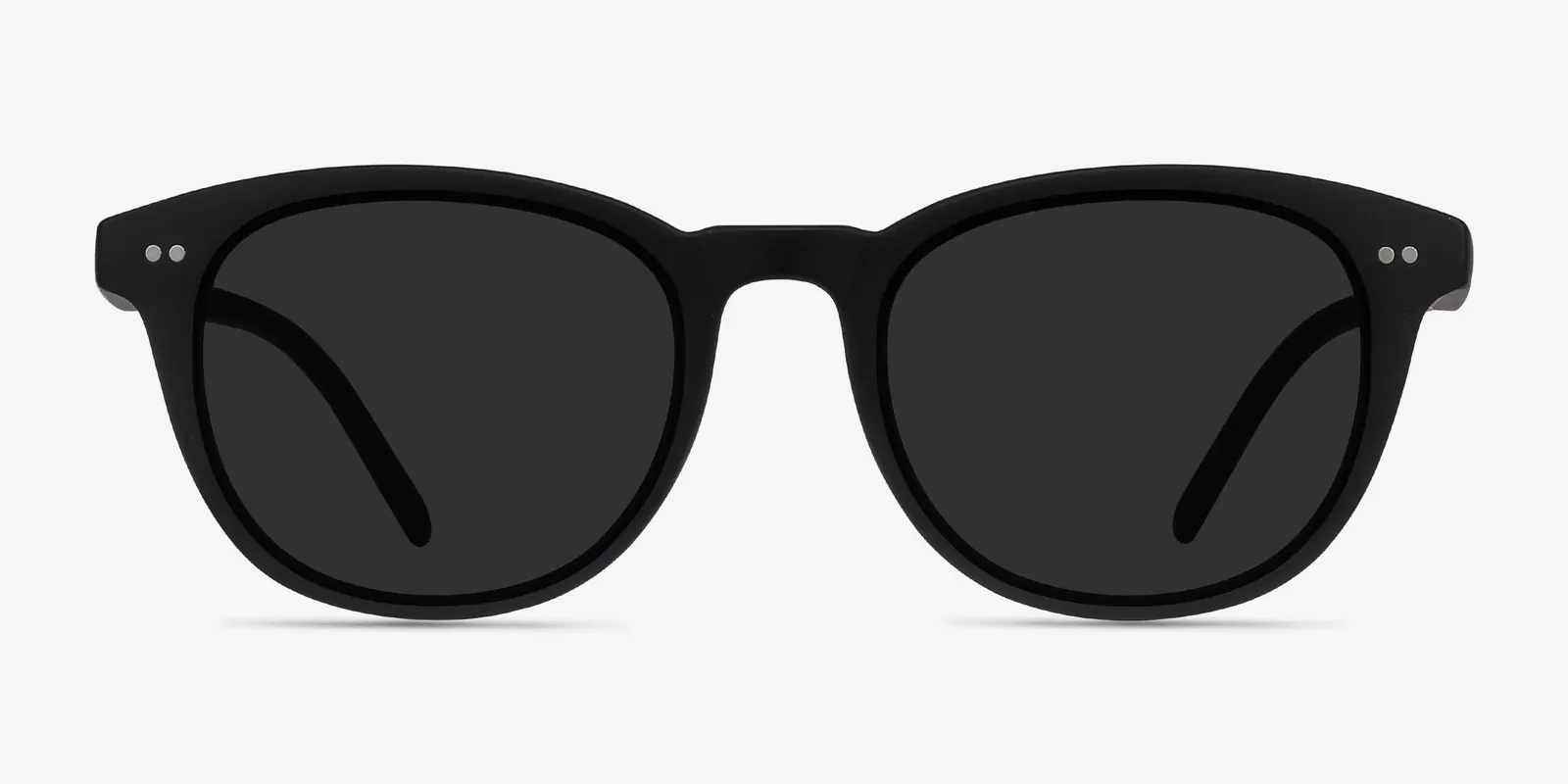 Nuweiba in Matte Black / Gray, front view