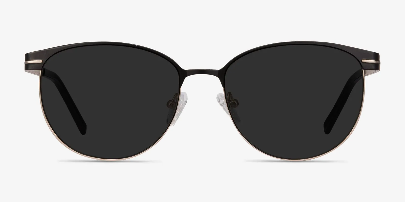 Dakhla in Black & Gold / Gray, front view