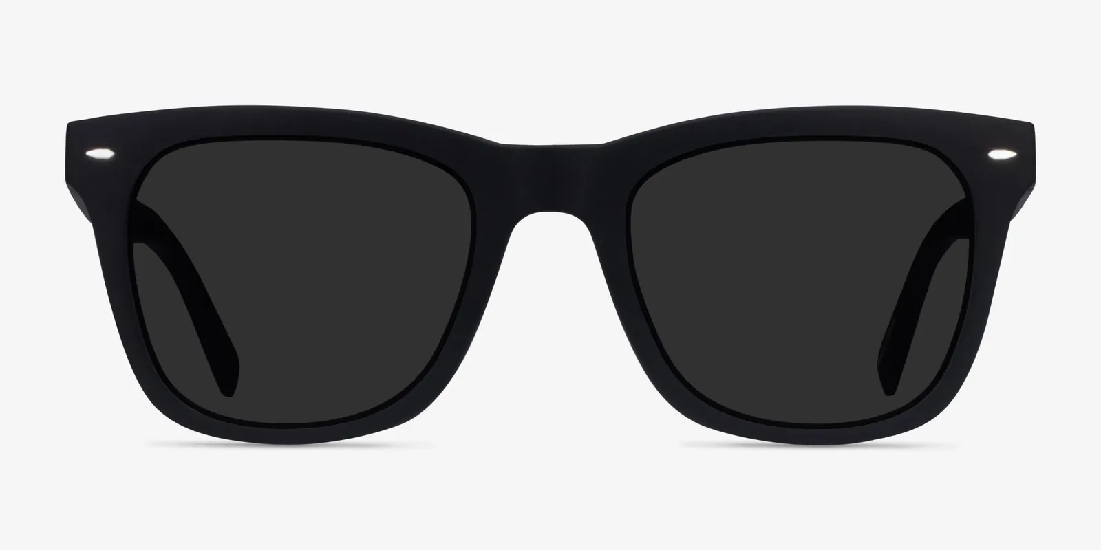 Zamalek in Matte Black / Gray, front view