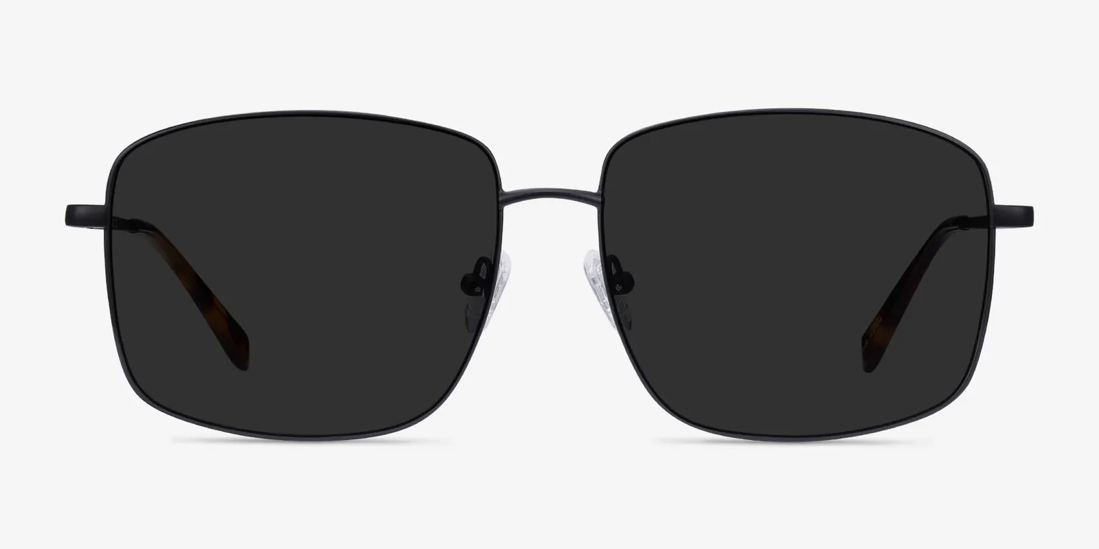 Maadi in Matte Black / Gray, front view
