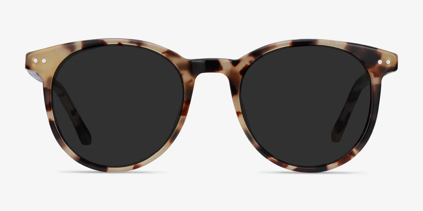 Manial in Cream Tortoise / Gray, front view