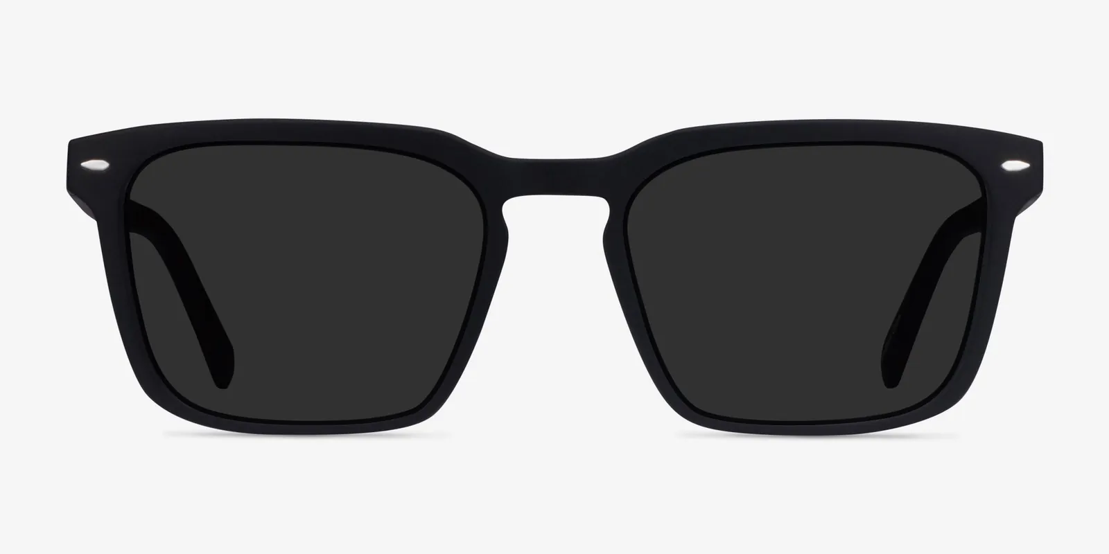 Qarun in Matte Black / Gray, front view