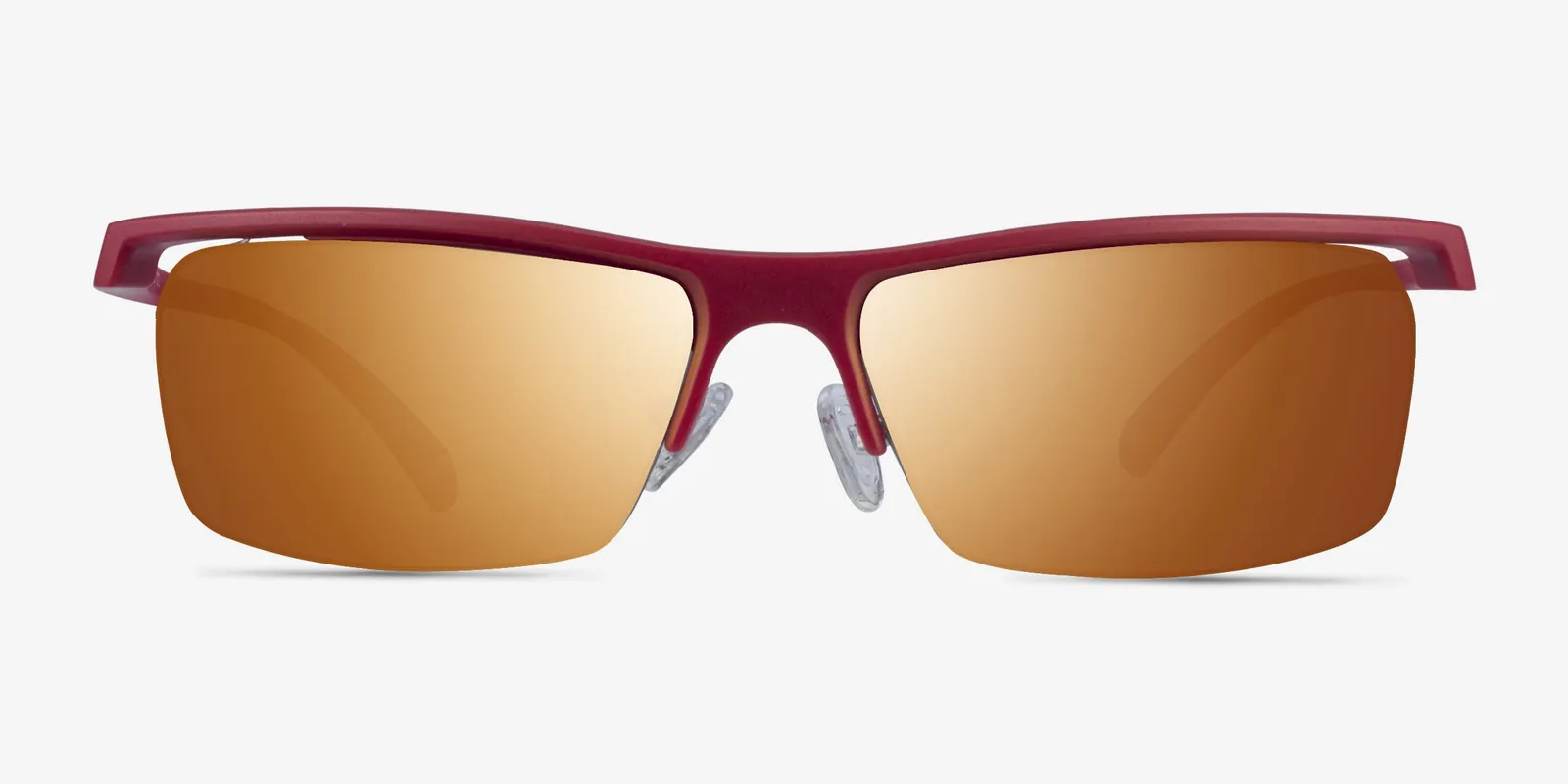 Delta in Red / Gold Mirror, front view